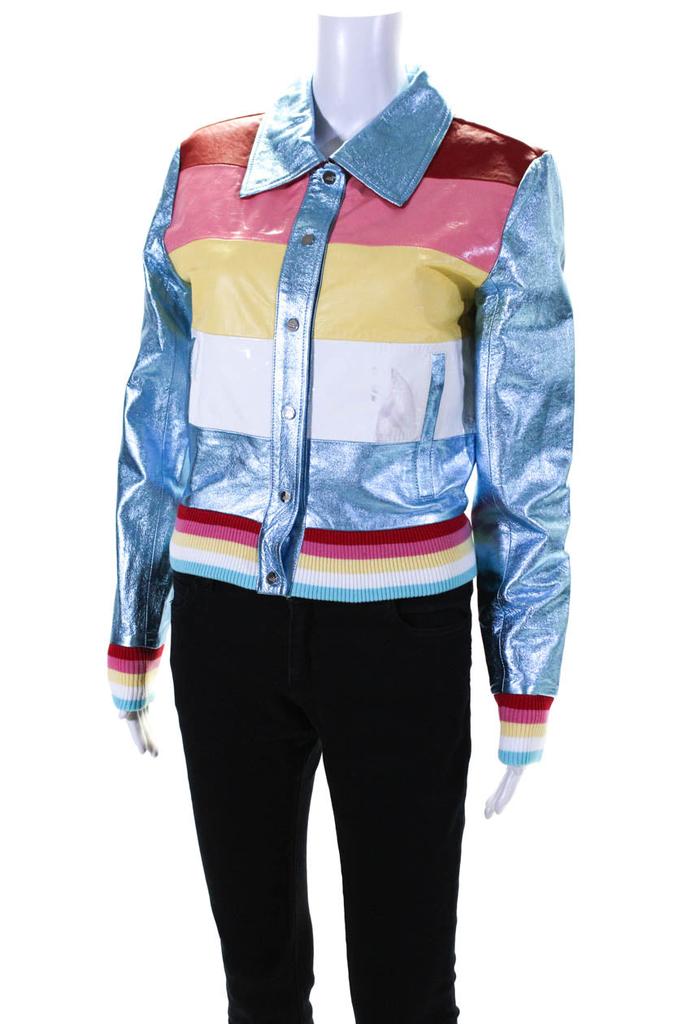 The Mighty Company Womens Dover Bomber Jacket Multi Colored
