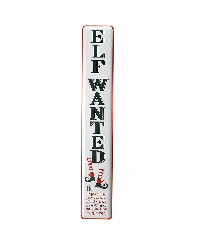 National Tree Company 47" Elf Wanted Wall Sign