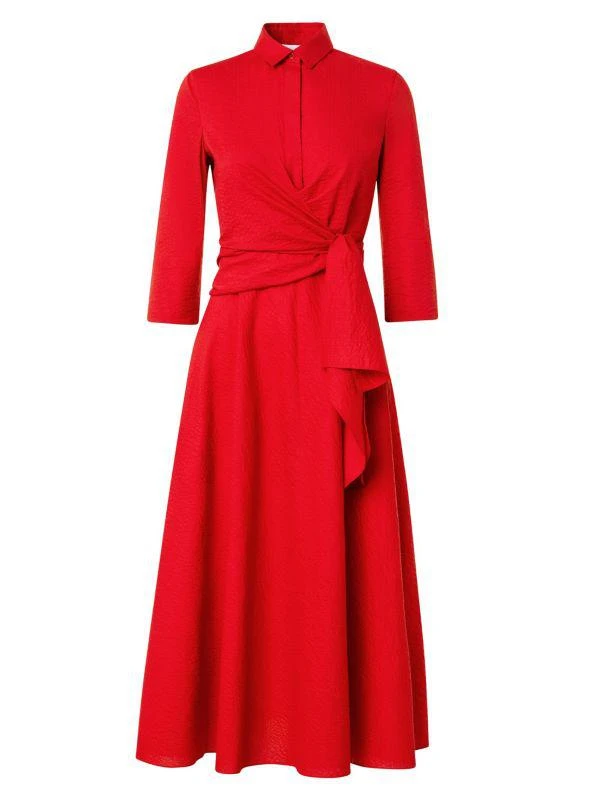 Akris Cotton Wrap Shirtdress 6