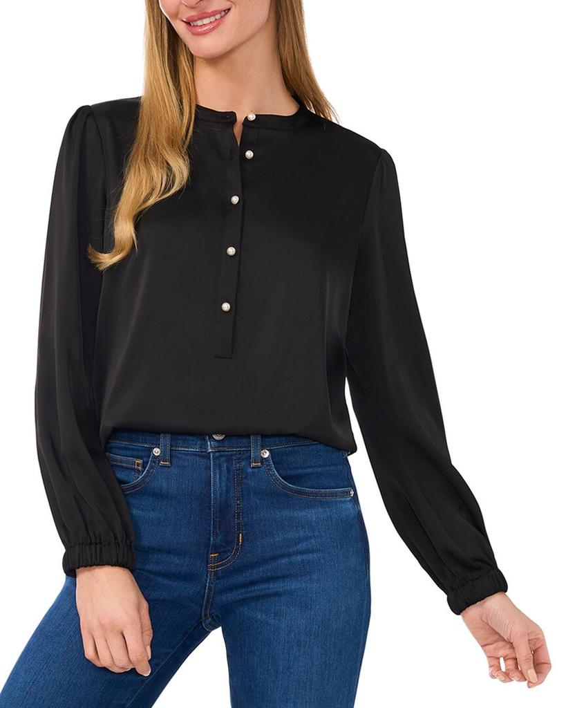 CeCe Charmeuse Blouse