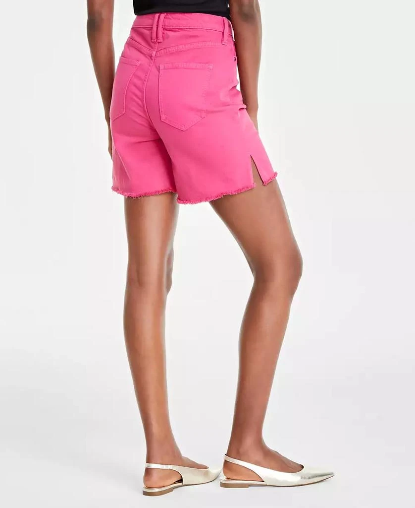 On 34th Women's High-Rise Frayed Denim Shorts, Created for Macy's 2