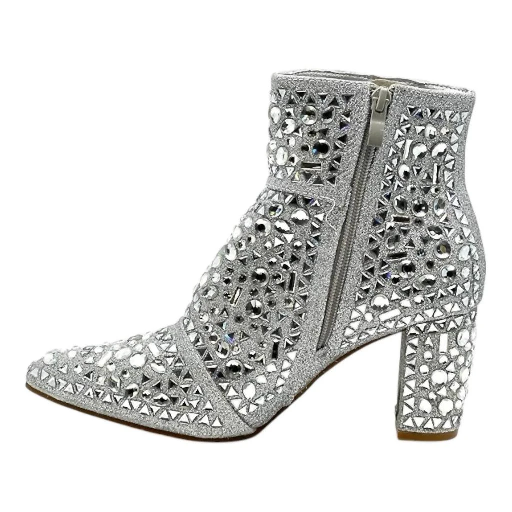 Now N Forever Women's Country Concert Bootie In Silver 2