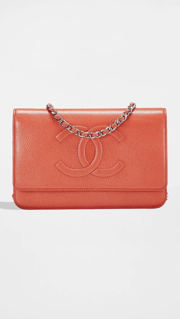 What Goes Around Comes Around Chanel Caviar Timeless CC Wallet On Chain 1