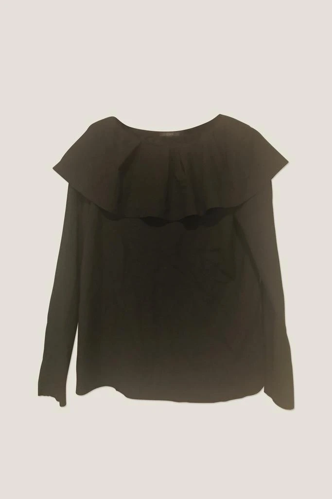 cos Black Longsleeve with volant 1