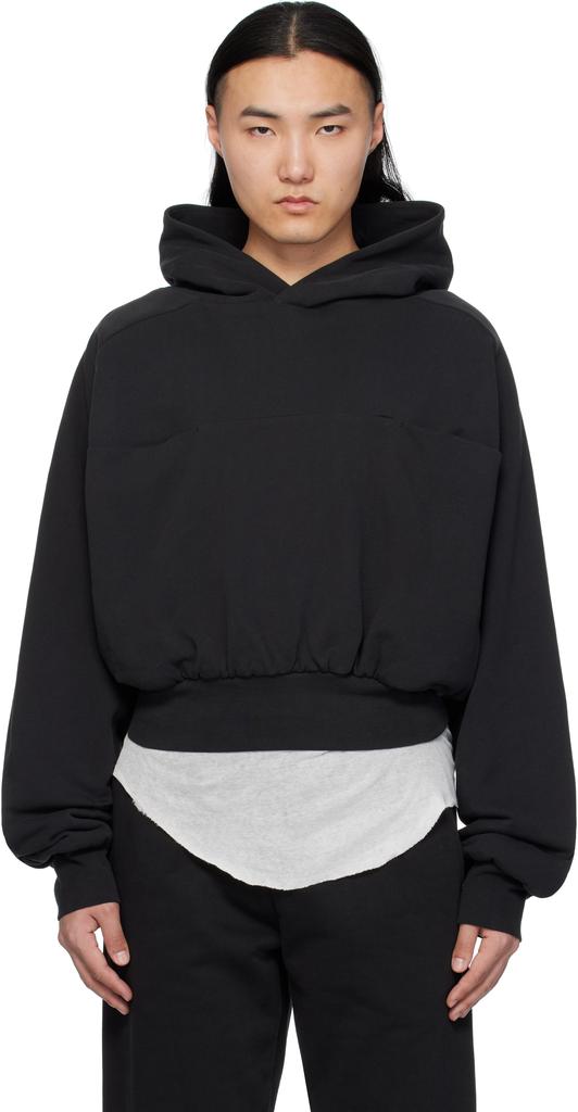 スウェット・トレーナー ENTIRE STUDIOS BLACK SWEATSHIRT IN ORGANIC COTTON Entire Studios Black sweatshirt in organic cotton - Shirts