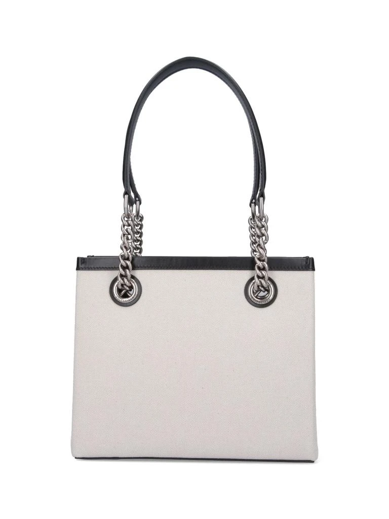 Balenciaga Balenciaga Paris Logo Printed Squared Small Tote Bag 2