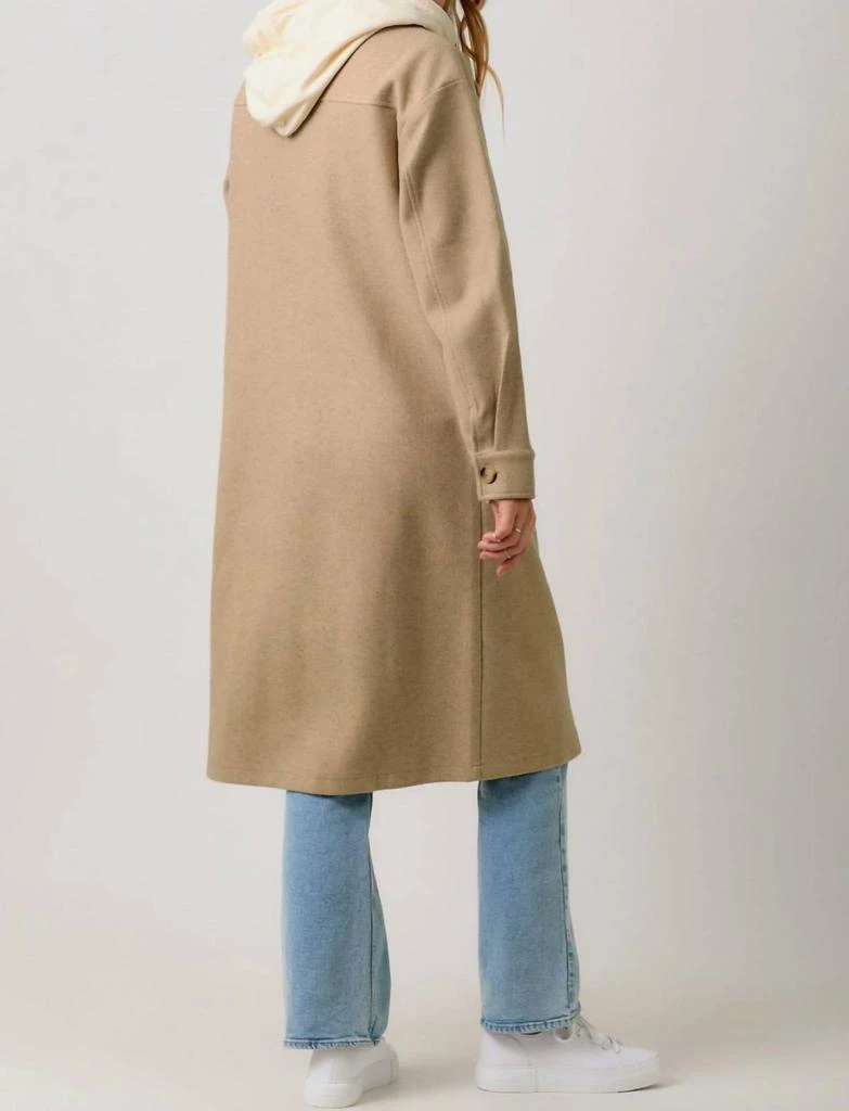 mystree Mystree - Twofer Hoodie Solid Coat 2