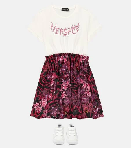 Versace Seashell Baroque leather low-top sneakers 2