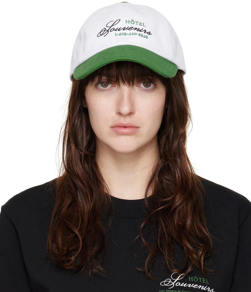 A.P.C. White JJJJound Edition 'Hôtel Souvenirs' Cap 1