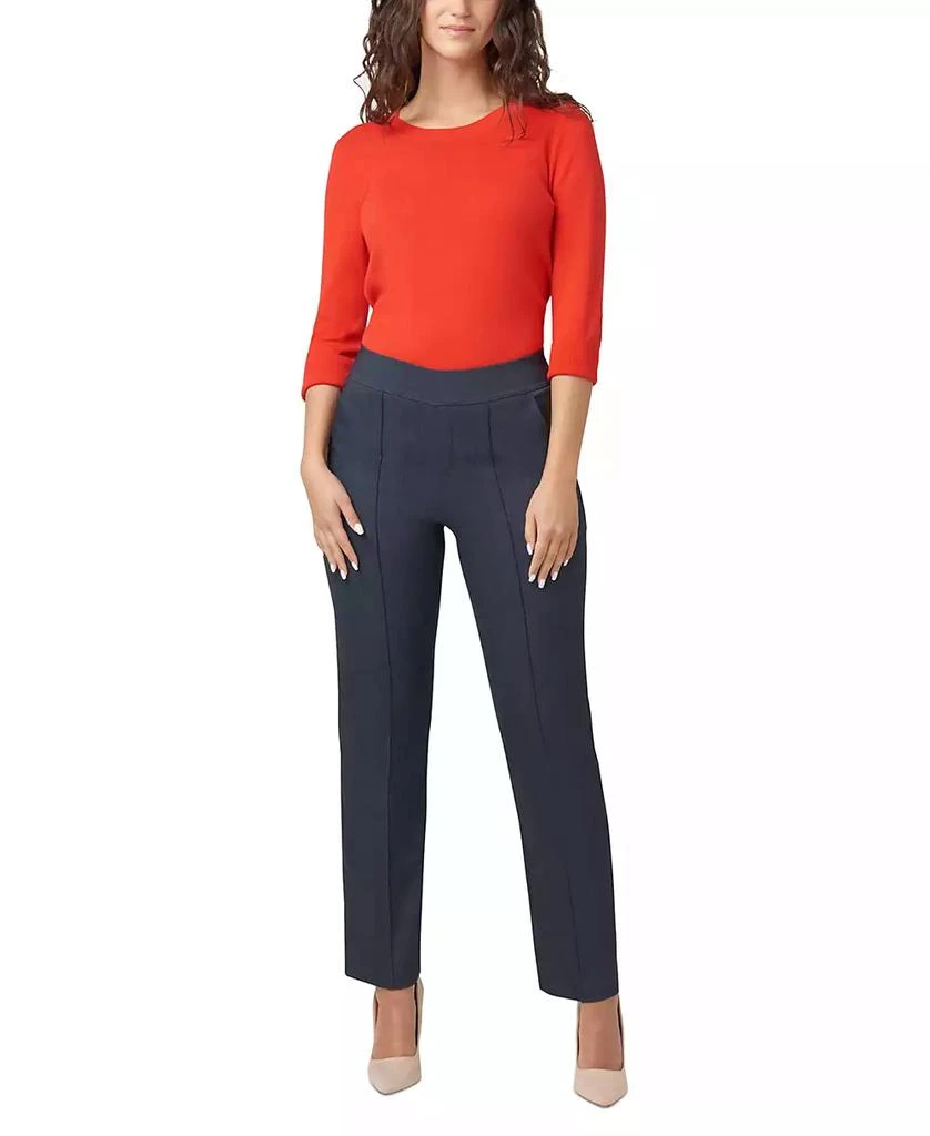 Hue Women's Pull-On Mid-Rise Denim Leggings 4