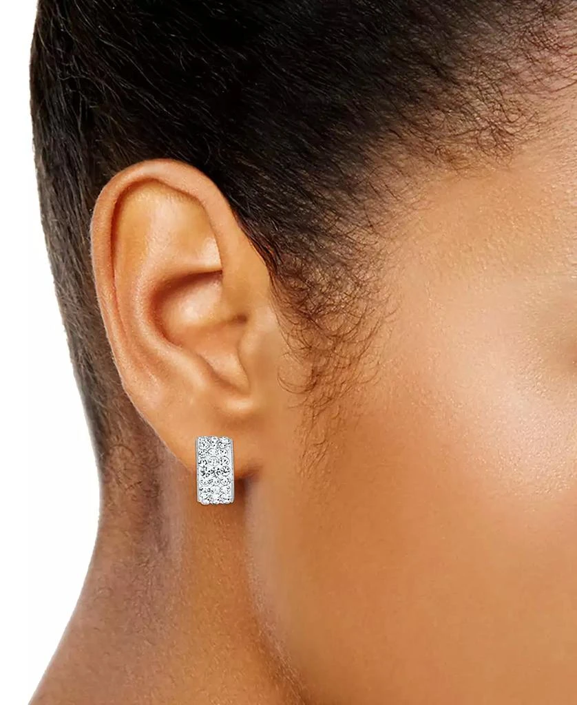 And Now This 2-Pc. Cubic Zirconia 18k Silver Plated Hoop and Stud Earrings Set, Macy
s Exclusive 6