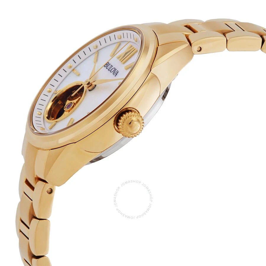 Bulova Bulova Sutton Automatic White Mother of Pearl Dial Ladies Watch 97L172 2