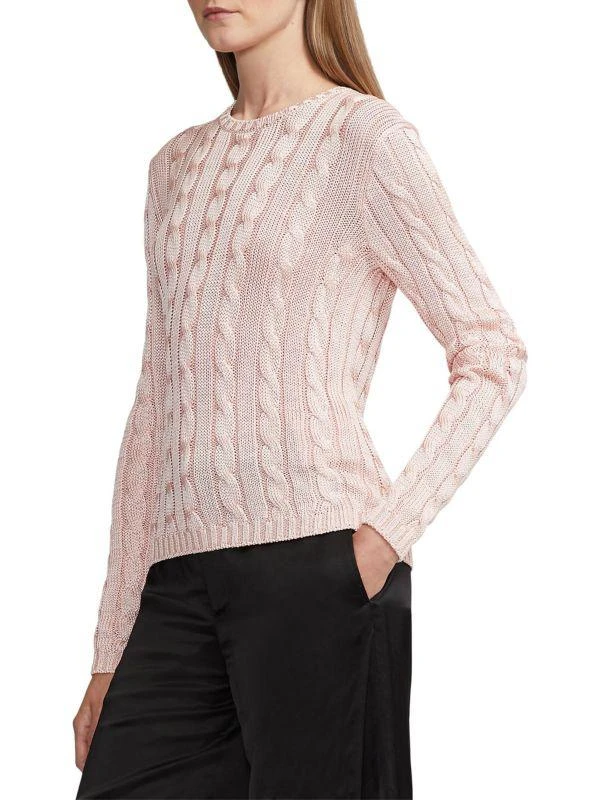 Ralph Lauren Silk Cable-Knit Sweater 3