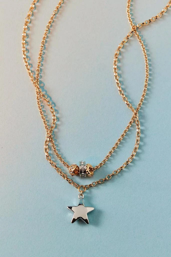 Urban Outfitters Bristol Pendant Layering Necklace Set 3