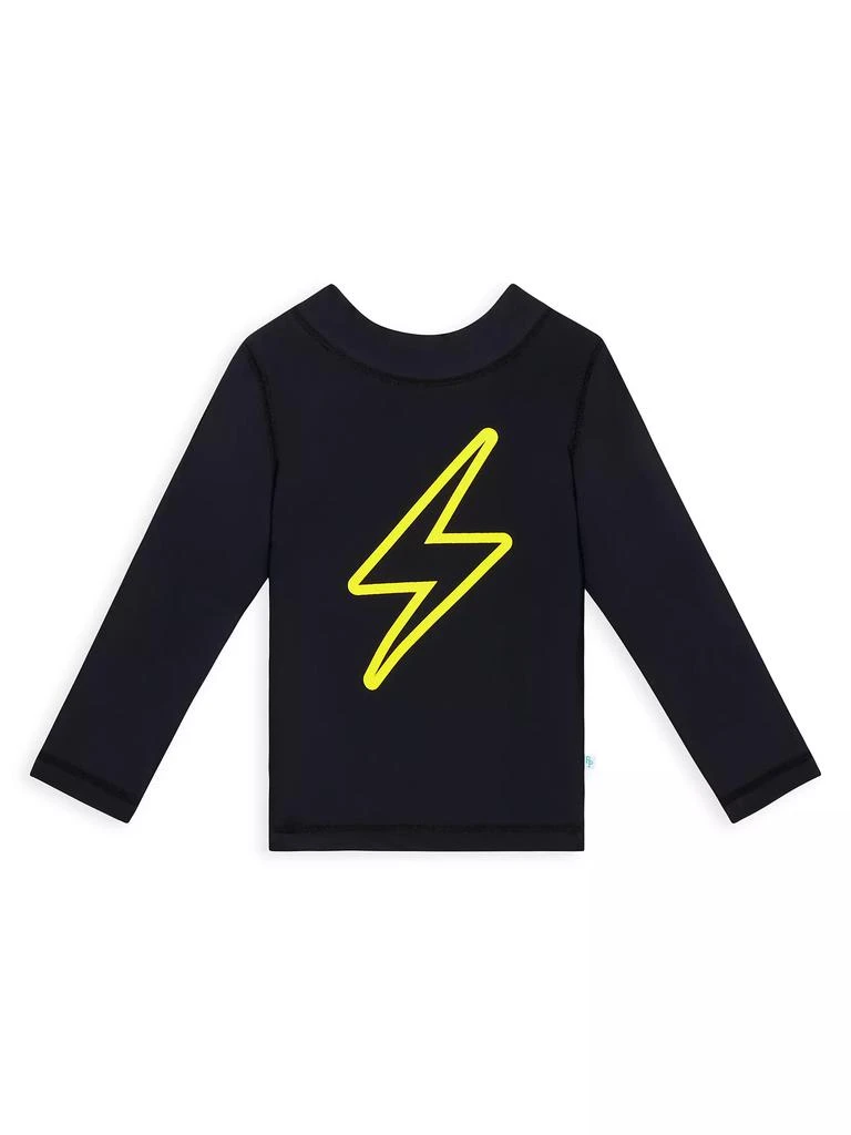 Posh Peanut Baby Boy's Zack Rashguard T-Shirt & Swim Trunks Set 2