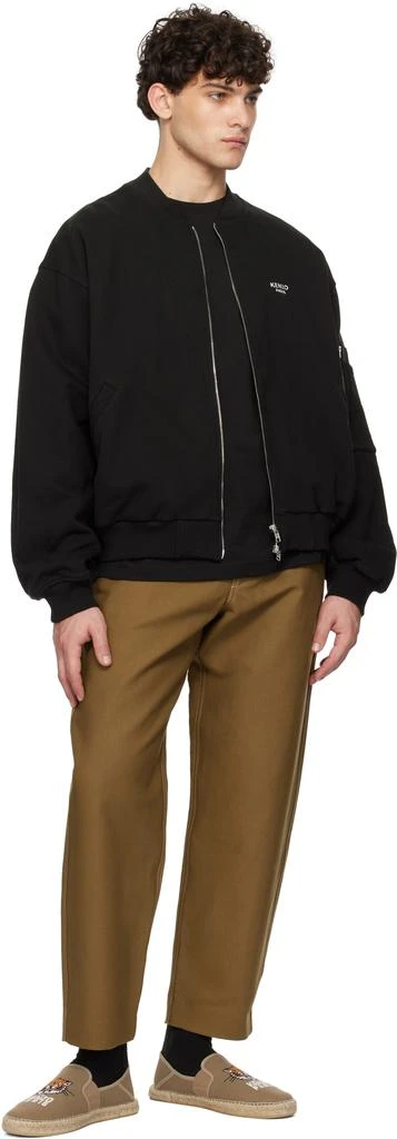 Kenzo Black Kenzo Paris Pop Embroidered Bomber Jacket 4