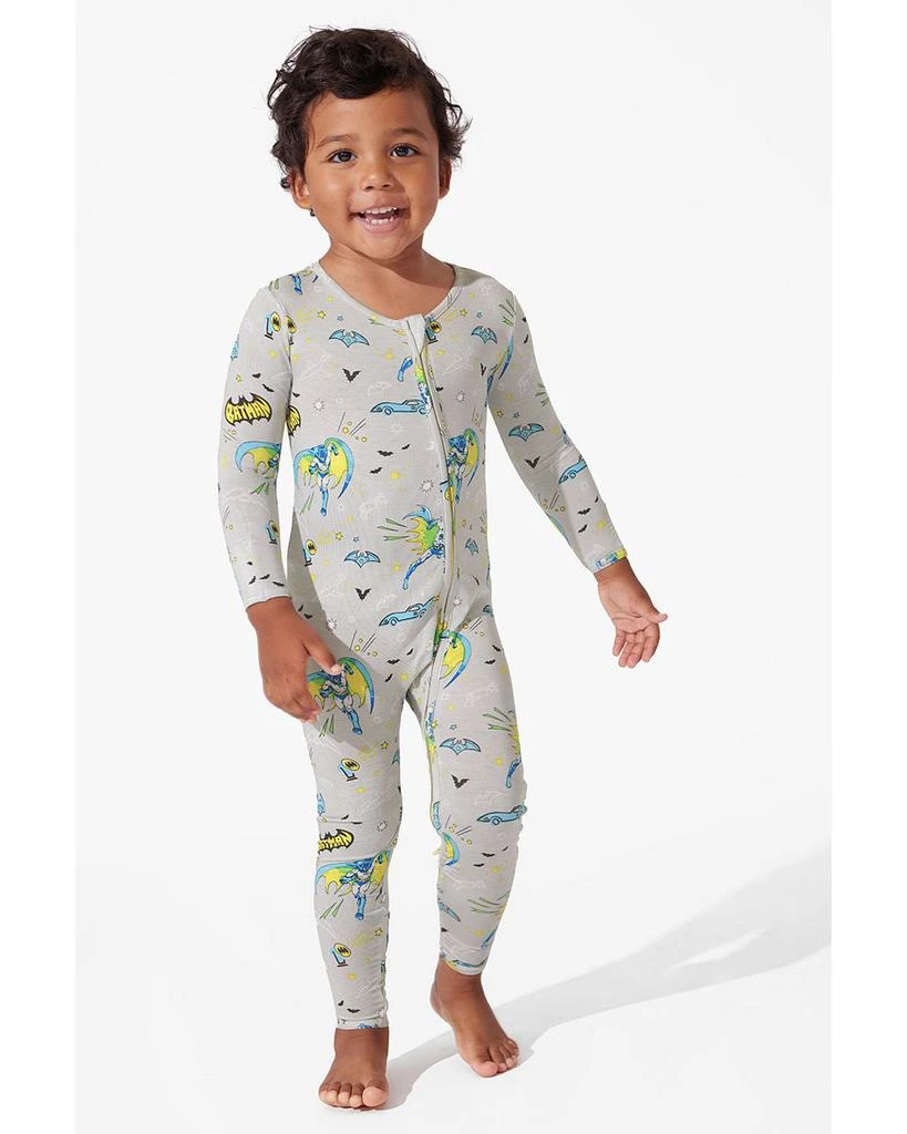 Bellabu Bear Boys' Batman Convertible Footie - Baby 2