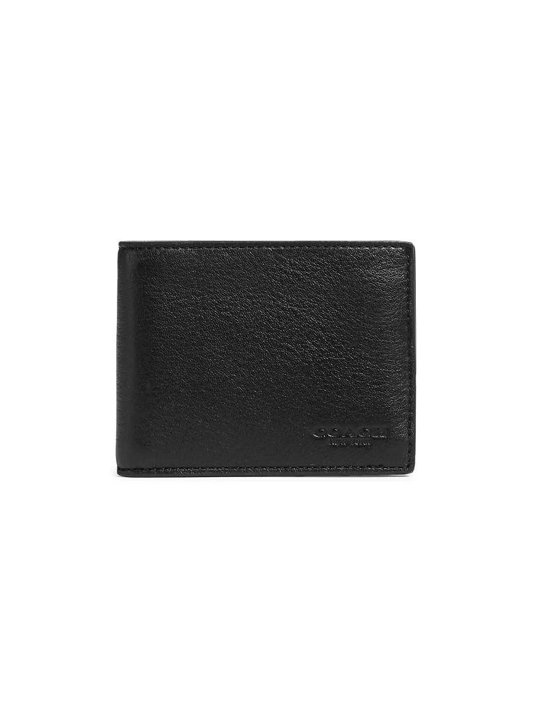 COACH Slim Billfold Sport Leather Wallet 1