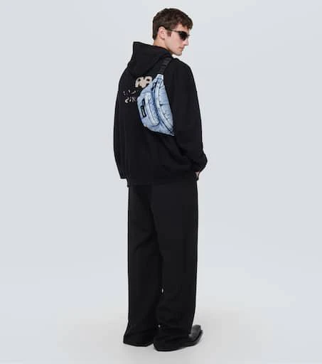 Balenciaga Explorer denim belt bag 6
