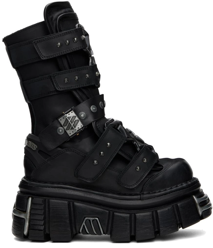 Vetements Black New Rock Edition Gamer Boots 1