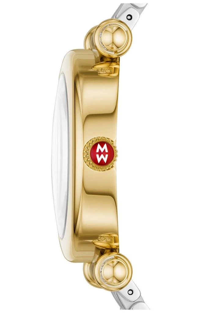 Michele Women's Caber Diamond Two-Tone Bracelet Watch, 35mm - 0.19 ctw 2