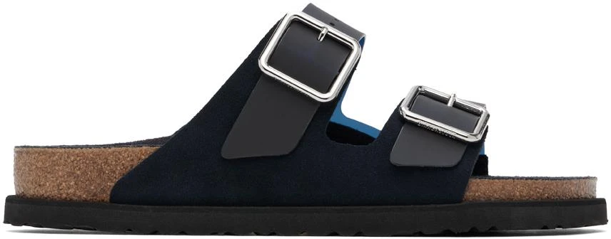 Birkenstock Navy 1774 Arizona PVC Milky Sandals 1