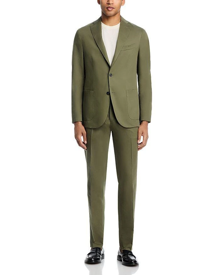 BOGLIOLI Garment Dyed Lyocell & Cotton Slim Fit K Suit