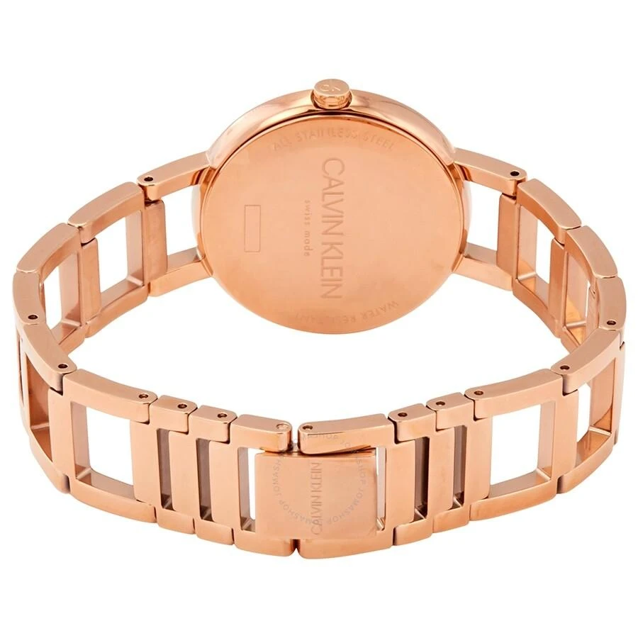 Calvin Klein Cheers Silver Dial Rose Gold PVD Ladies Watch K8N23646 3