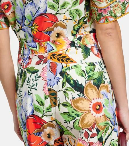 ETRO Floral cotton culottes 6