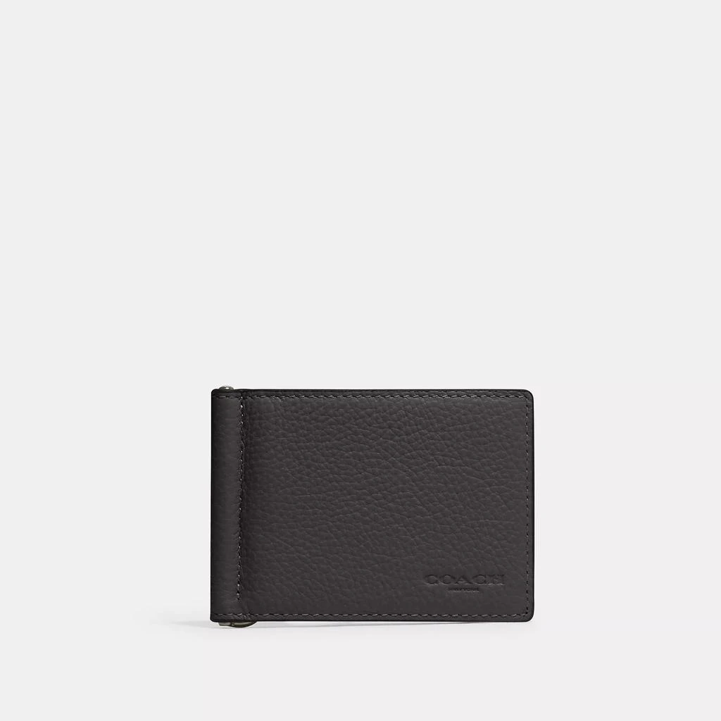 Coach Slim Money Clip Billfold Wallet 7