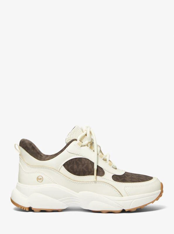 Michael Kors Katrina Mixed-Media Trainer 2
