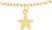 Gabi Rielle 14K Yellow Gold Vermeil Star Charm Anklet