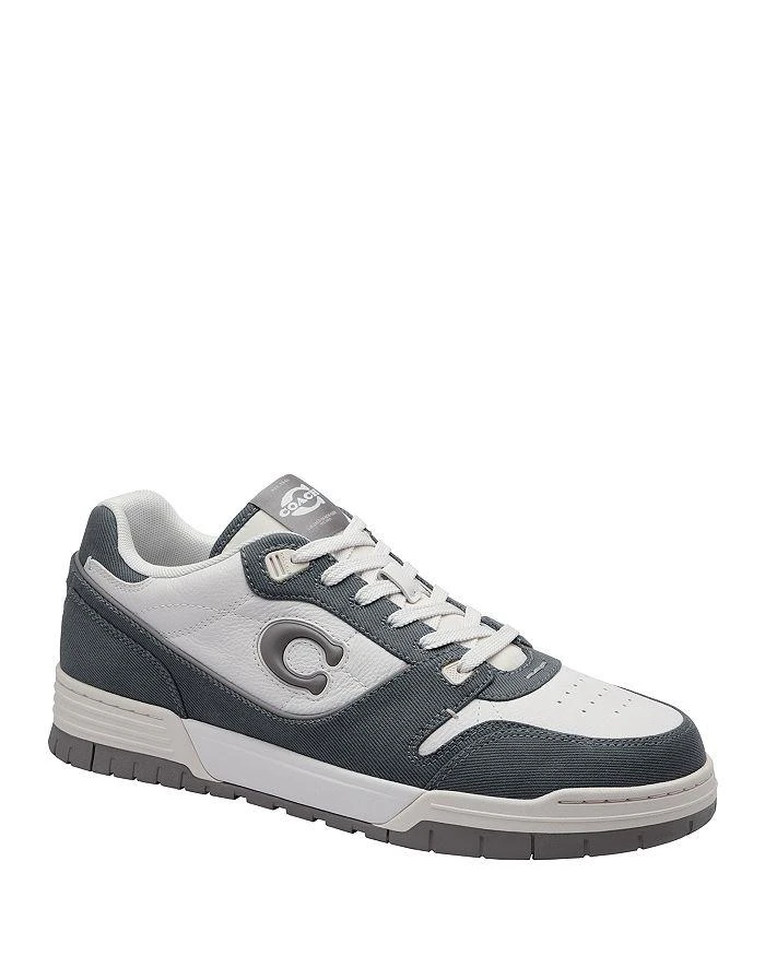 Coach Men's Denim Soho Lace Up Sneakers 1