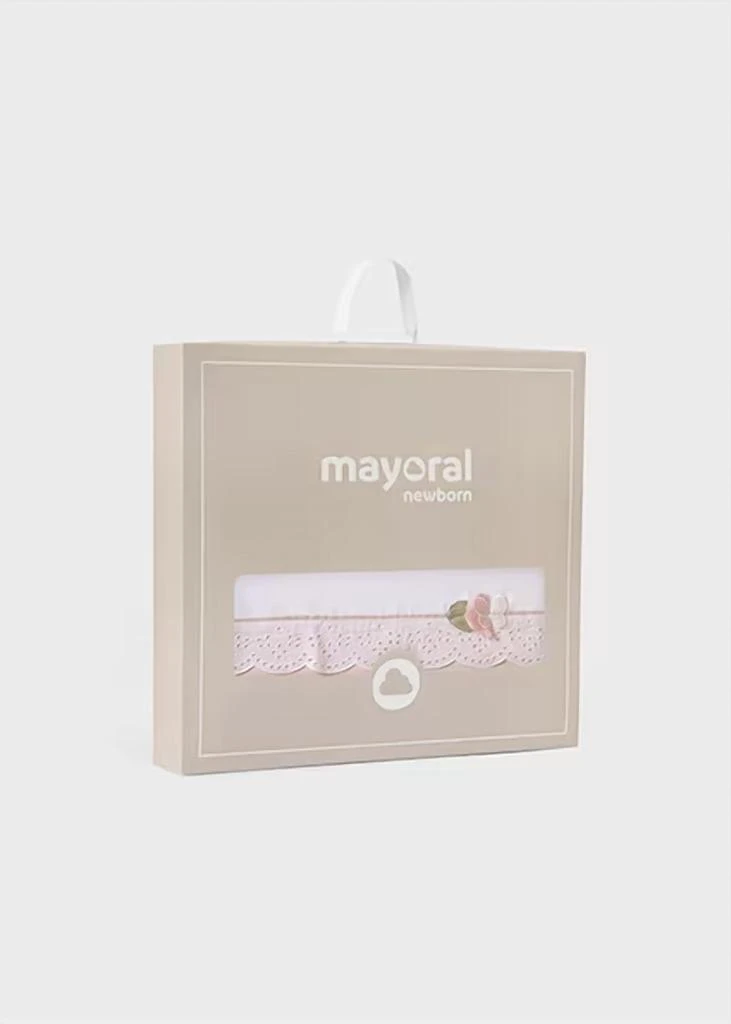 Mayoral Mayoral - Floral Trim Blanket 4