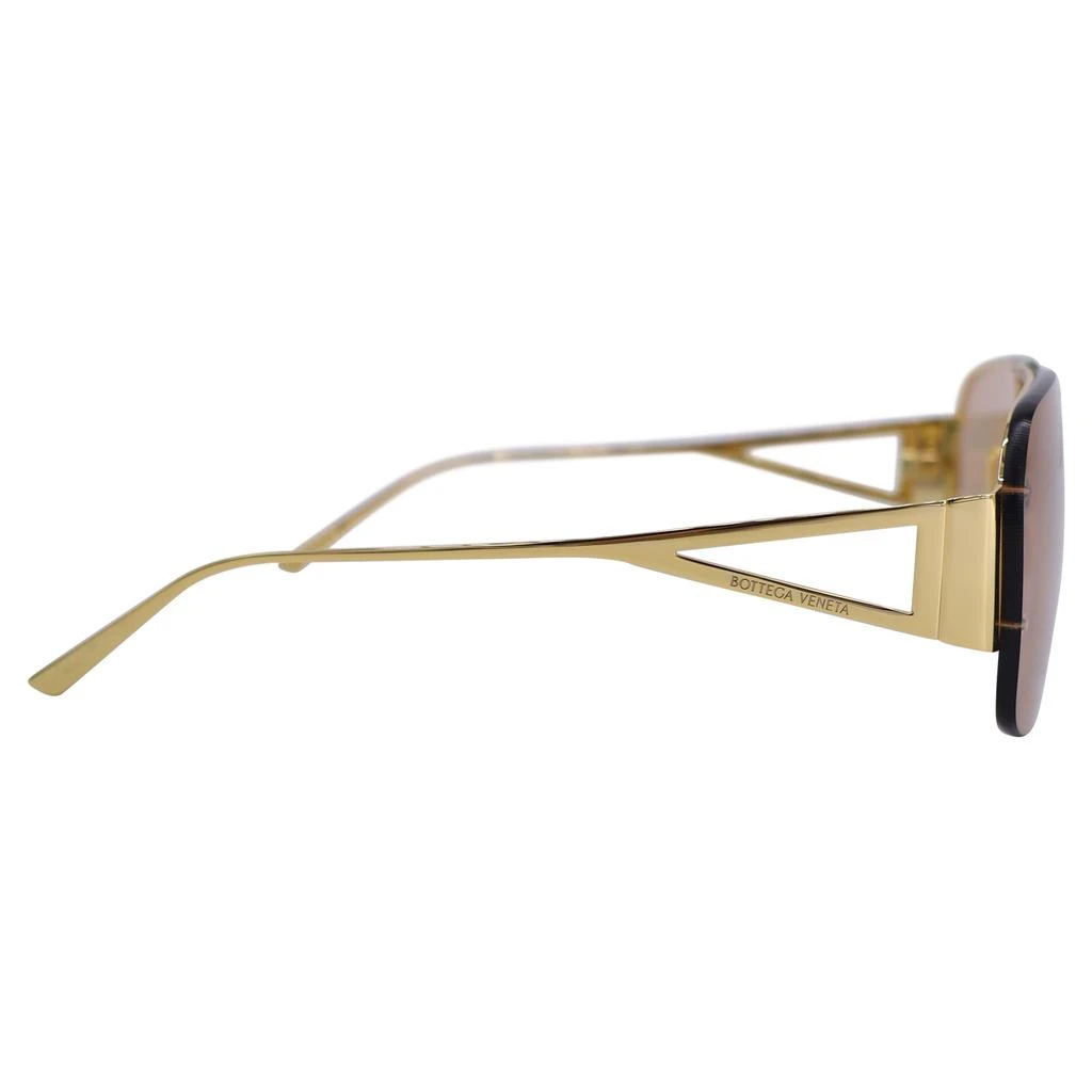 Bottega Veneta Bottega Veneta BV1065 Aviator Sunglasses in Gold Metal 2