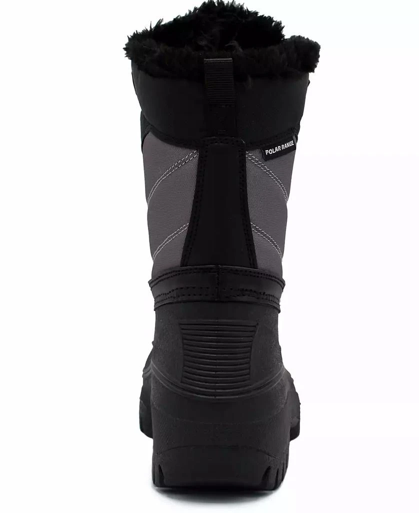 Polar Range Men Decker Cold Weather Waterproof Snow Boots Size US 13M Black POLAR RANGE Men main image 4