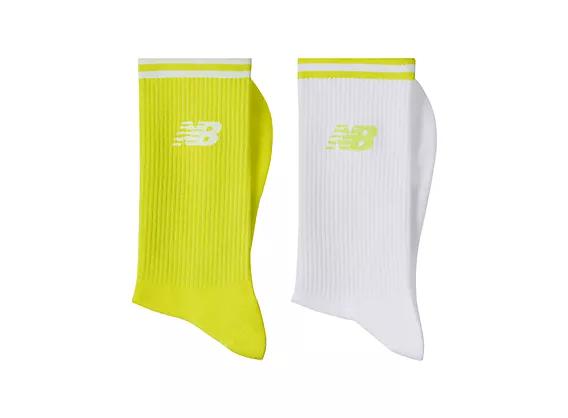 New Balance Running Stripe Midcalf Socks 2 Pack