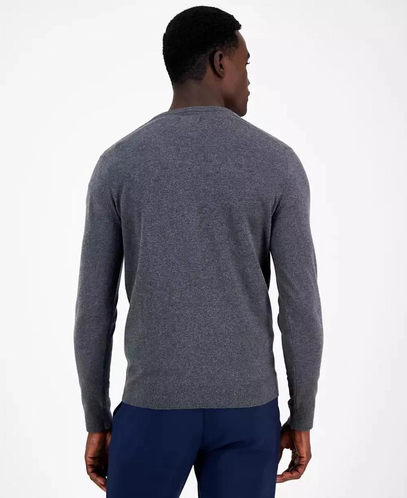 Alfani Men's Solid V-Neck Cotton Sweater, Created for Macy's 2