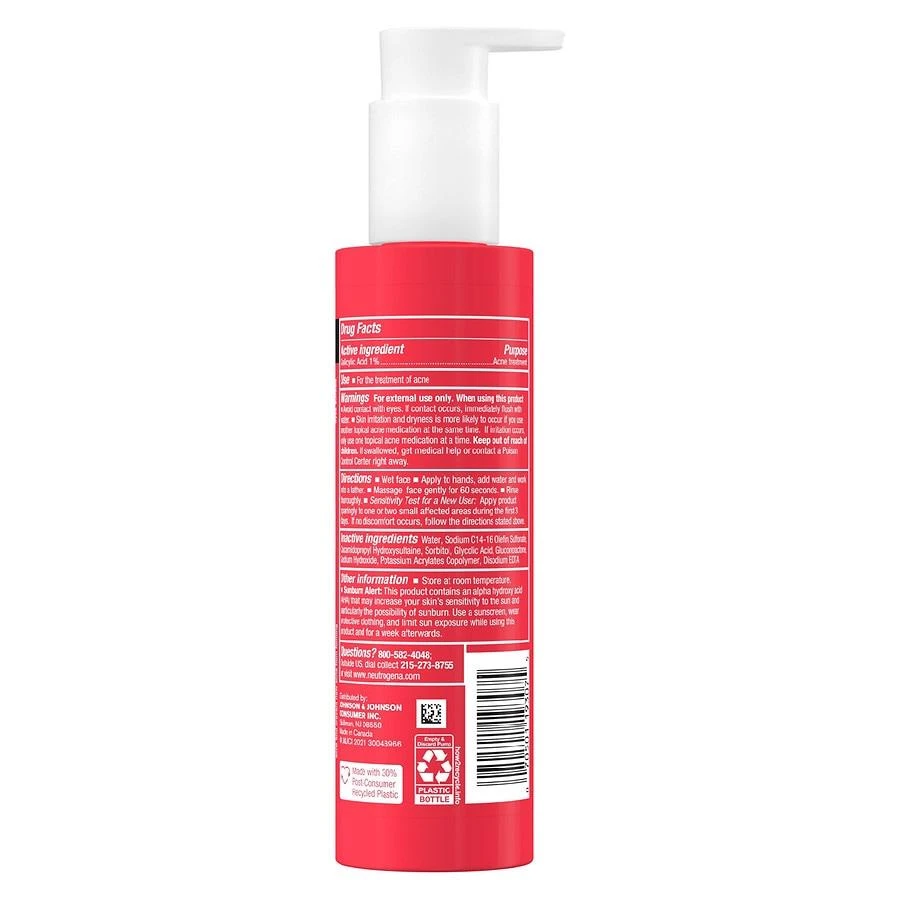 Neutrogena Stubborn Texture Acne Cleanser 3