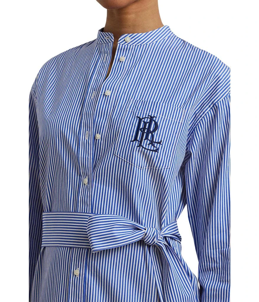Ralph Lauren Striped Belted Broadcloth Shirtdress 3
