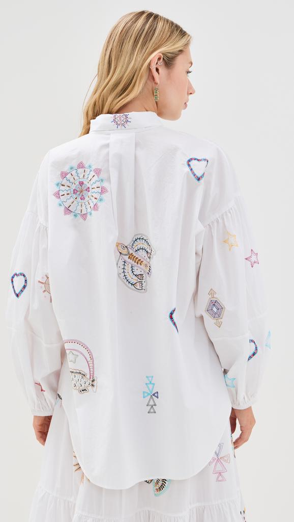 Camilla Balloon Sleeve Shirt Blouse