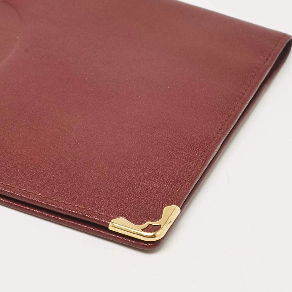 Cartier Cartier Burgundy Leather Must de Cartier Bifold Long Wallet 12