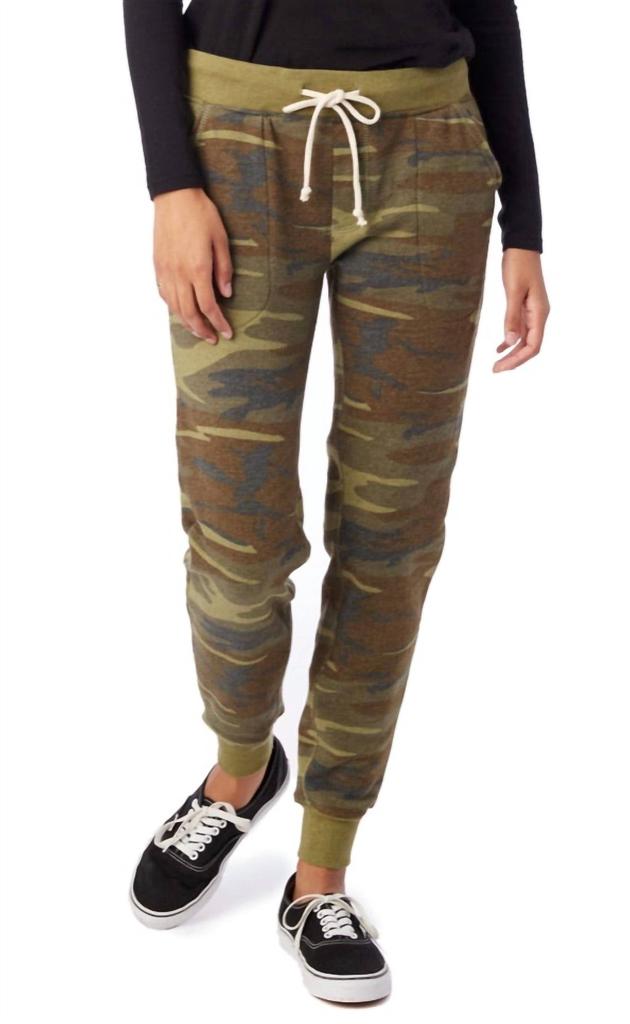 Alternative Fleece Jogger Pant In Camo