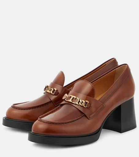 Tod's Patent leather loafer pumps 5