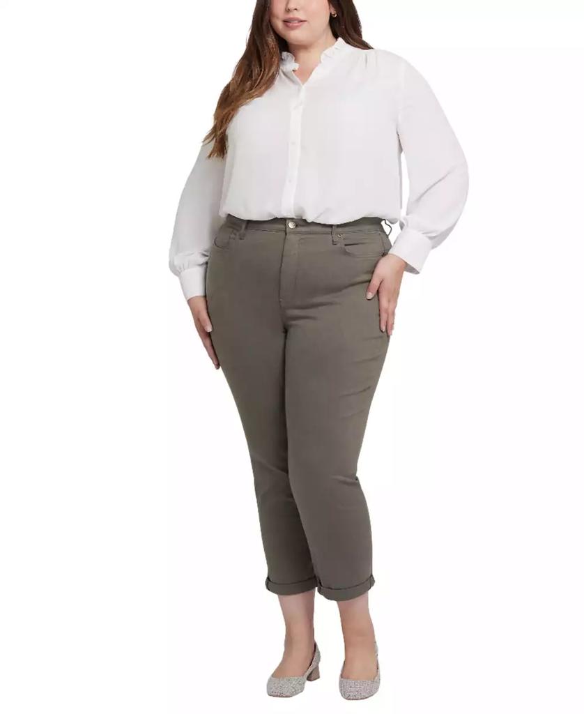 NYDJ Plus Size Margot Girlfriend Pull On Jeans