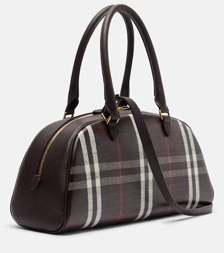 Burberry Highlands coated jacquard tote bag 4