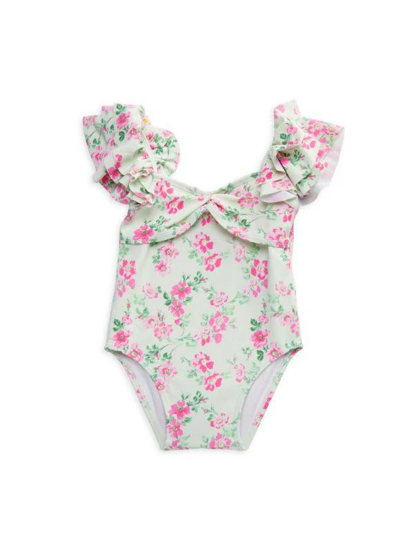 Janie and Jack Baby Girl's & Little Girl's Floral One Piece Swimsuit 1