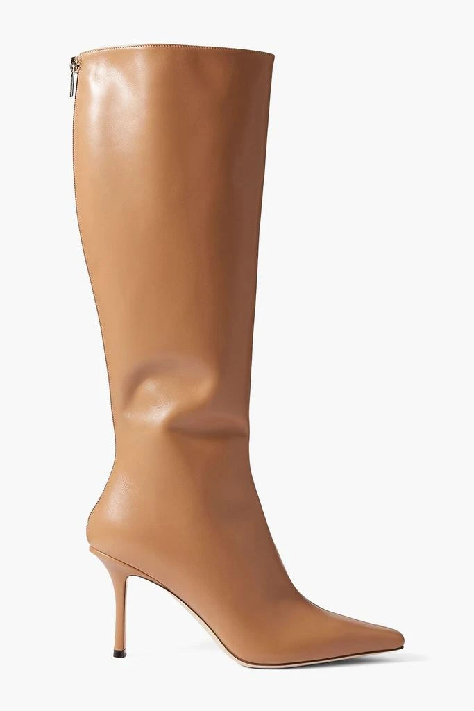 Jimmy Choo Agathe 85 leather knee boots 1