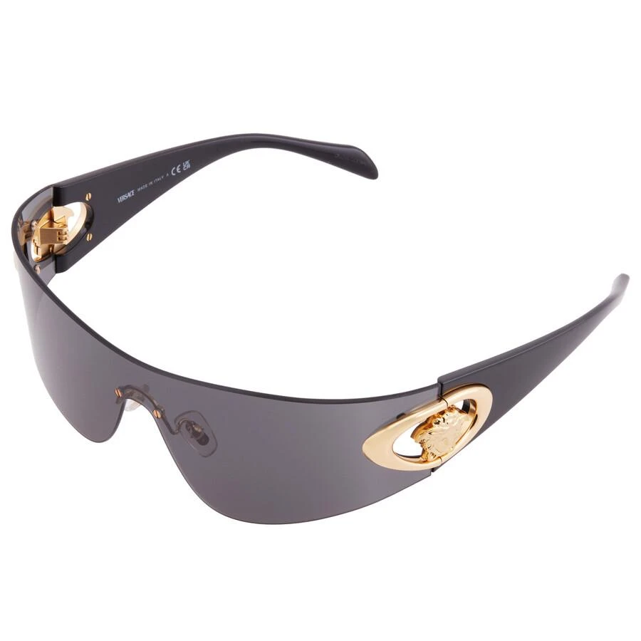 NWT Versace VE2280 Dark Grey Shield 42mm Sunglasses Versace Dark Grey Shield Men main image 3