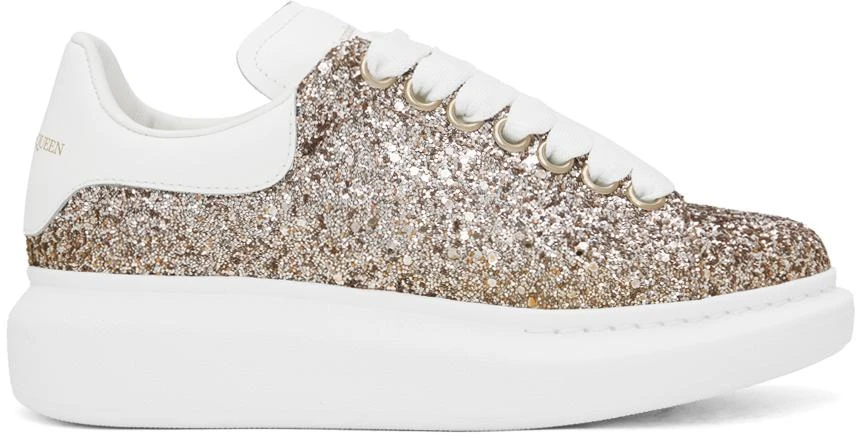 Alexander McQueen Gold Oversized Sneakers 1